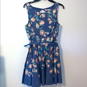 Lauren Conrad Powder blue flower dress